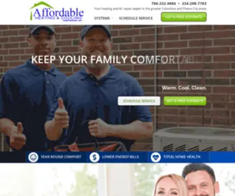 Myaffordableair.com(AC Repair Phenix City AL) Screenshot