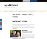 Myafibheart.com Screenshot