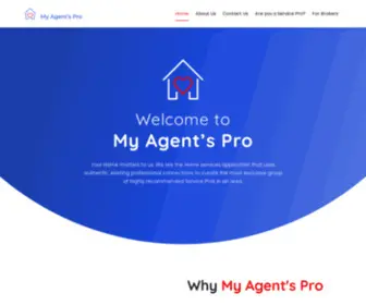 Myagentspro.com(My Agent's Pro) Screenshot