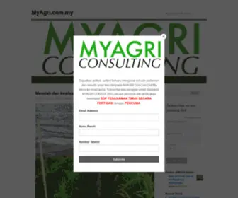 Myagri.com.my(Pakar Industri Pertanian) Screenshot