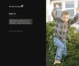 Myairnz.co.nz(Air New Zealand) Screenshot