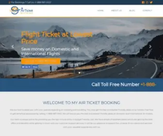 Myairticketbooking.com(Cheap Airlines Tickets & Flight Deals is Just A Search Away) Screenshot