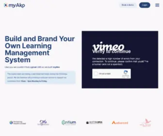 Myako.com(Learning and compliance made easy) Screenshot