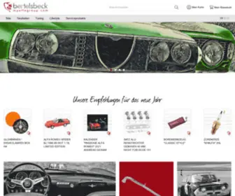 Myalfa.eu(Alfa Romeo Ersatzteile & Alfa Romeo Tuning) Screenshot