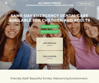 Myallaboutsmiles.com(All About Smiles) Screenshot