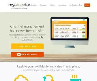 Myallocator.com(Hotel Channel Management the Easy Way) Screenshot