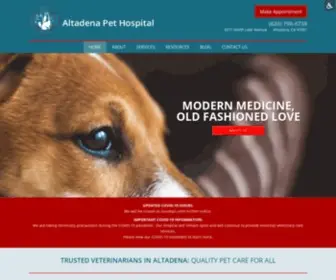 Myaltadenavet.com(Veterinarian and Animal Hospital in Altadena) Screenshot