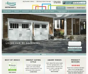 Myamarr.biz(Amarr manufactures residential garage doors & commercial sectional doors) Screenshot