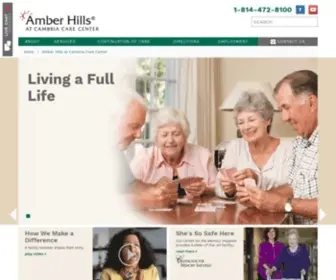 Myamberhills.com(Nursing Centers in Ebensburg) Screenshot