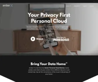 Myamberlife.com(Bring Your Data Home) Screenshot