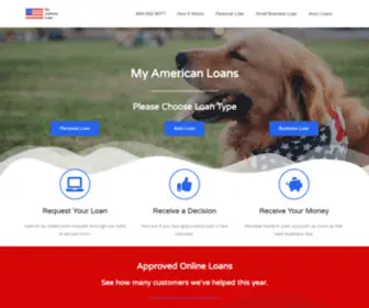 Myamericanloans.com(My American Loans) Screenshot