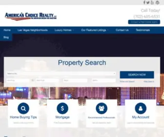 Myamericaschoicerealty.com(America's Choice Realty LLC) Screenshot