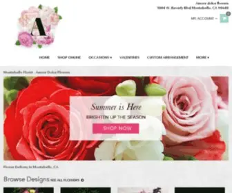 Myamoreflowers.com(Montebello Florist) Screenshot