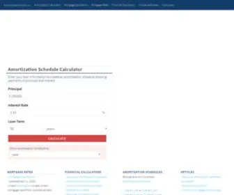 Myamortizationchart.com(Amortization Calculator and other Financial Calculators) Screenshot