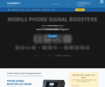 Myamplifiers.com(Mobile Phone Signal Boosters) Screenshot