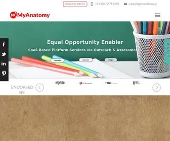 Myanatomy.in(Online assessment) Screenshot
