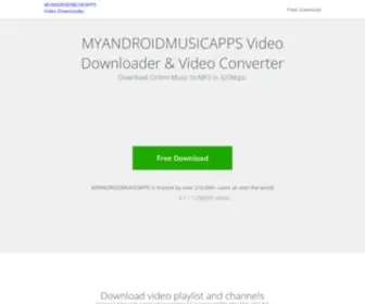 Myandroidmusicapps.com(MYANDROIDMUSICAPPS Video Downloader) Screenshot