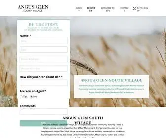 Myangusglenhomes.com(Angus Glen South Village in Markham) Screenshot