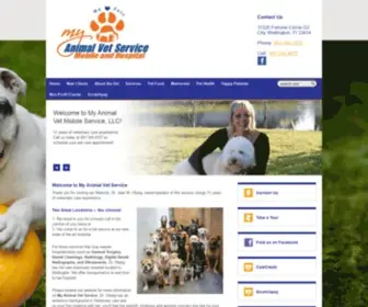 Myanimalvetmobileservice.com(If you want personalized veterinary care) Screenshot