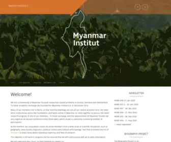 Myanmar-Institut.org(Myanmar-Institut e) Screenshot