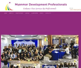 Myanmar-MDP.com(Myanmar Development Professional) Screenshot