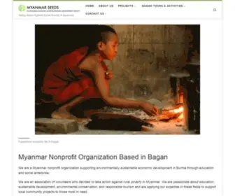 Myanmar-Seeds.org(Myanmar SEEDS) Screenshot