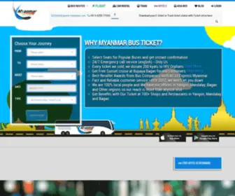 Myanmarbusticket.com(Myanmar Bus Ticket) Screenshot