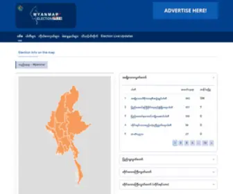 Myanmarelection2020.com(Myanmar Election 2020) Screenshot