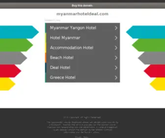 Myanmarhoteldeal.com(Hotels in Myanmar) Screenshot