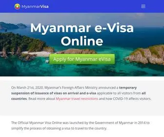 Myanmaronlinevisa.com(Myanmar (Burma) Online Visa) Screenshot