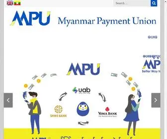 Myanmarpaymentunion.com(Myanmar Payment Union (MPU)) Screenshot