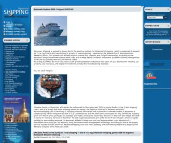 Myanmarshipping.com(Meta Description) Screenshot