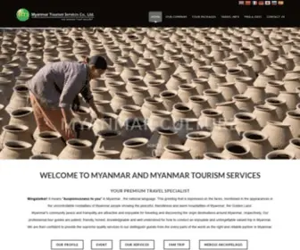 Myanmartourismservices.com(Myanmar Tourism Services) Screenshot