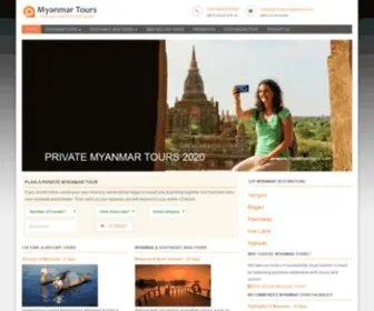 Myanmartours.com(MYANMAR TOURS 2021) Screenshot