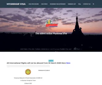 Myanmarvisa.com(Myanmar Visa) Screenshot