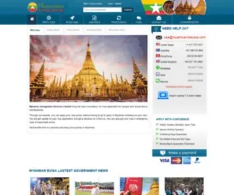 Myanmarvisacorp.com(Myanmar Visa On Arrival) Screenshot