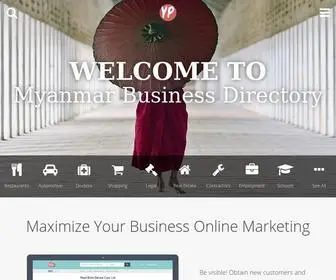 Myanmaryp.com(Myanmar Business Directory) Screenshot
