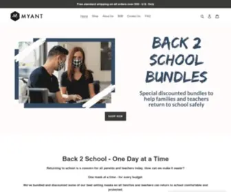 Myantppe.com(Myant PPE) Screenshot
