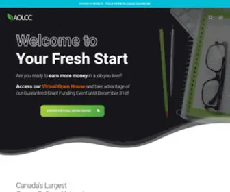 Myaolcc.com(Academy of Learning Career College) Screenshot