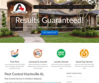 Myapluspest.com(A+ Pest Control) Screenshot