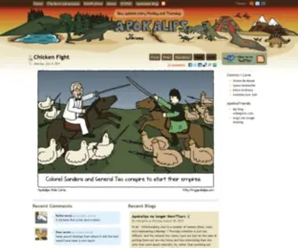 Myapokalips.com(The greatest web comic of all time) Screenshot