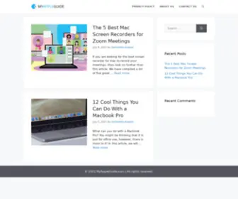 Myappleguide.com(Just another WordPress site) Screenshot