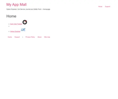 Myappmall.com(Option Explorer) Screenshot