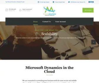 Myappsanywhere.com(Hosted Microsoft Dynamics ERP Software in the Myappsanywhere Cloud) Screenshot