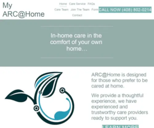 Myarcathome.com(MYARC@HOME) Screenshot
