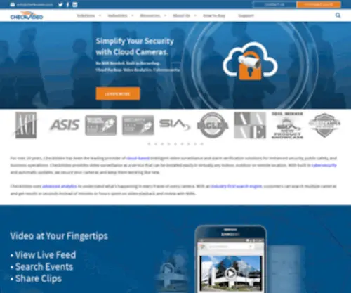 Myarcherfish.com(Intelligent Cloud Video Security Solutions) Screenshot