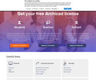 Myarchicad.com(Archicad download & registration) Screenshot