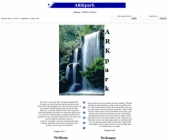 Myarkpark.com(Welkom by) Screenshot