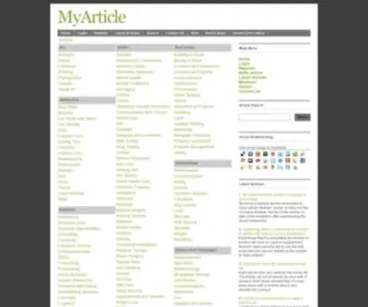 Myarticle.com(Myarticle) Screenshot