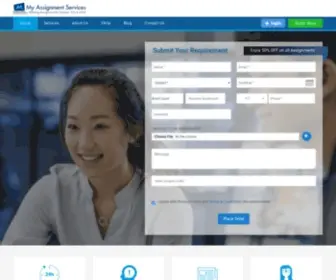 Myassignmentservices.co.nz(#1 Online Assignment Help in New Zealand) Screenshot